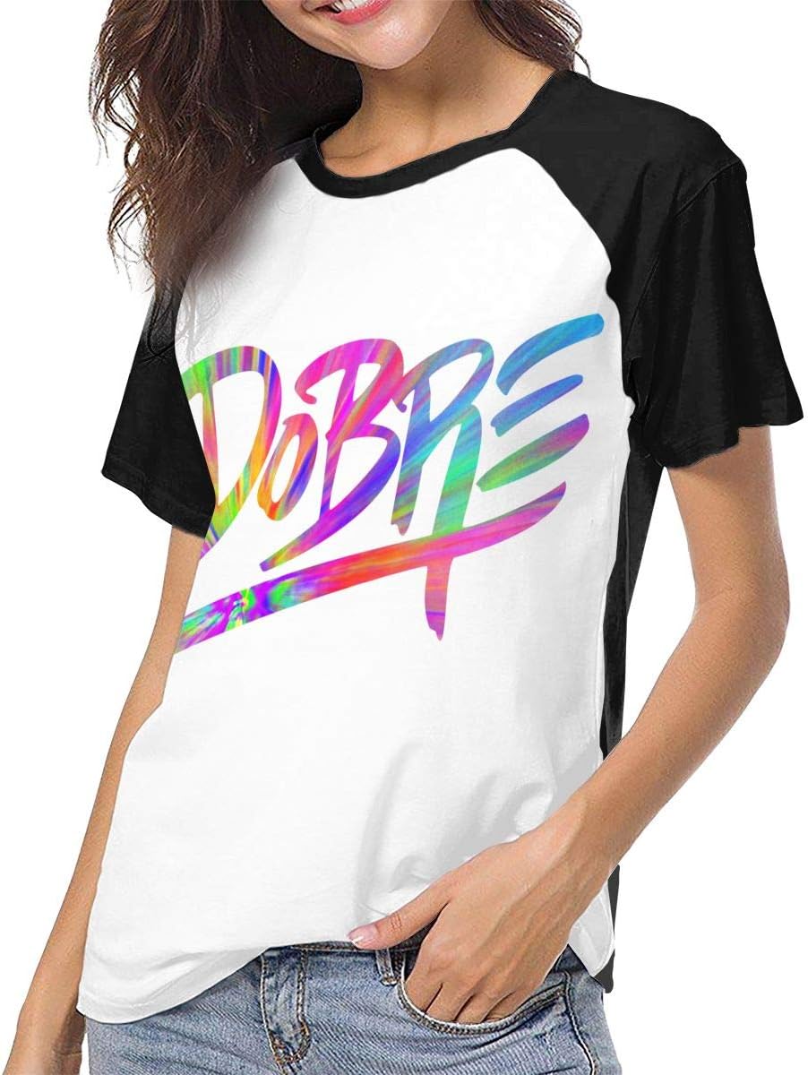 New Women's Lucas and Marcus Dobre YouTube Ladies O Neck Generic T Shirt Dye Dobre Brothers Shirts for Women Girls Clothes