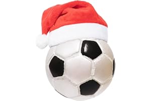 LEJHOME 3.15” Christmas Soccer Ornament Ball Glass Blown Ornaments for 2025 Christmas Tree Decoration - Christmas Ball Ornaments Balls for Xmas Holiday Party Tree Decoration