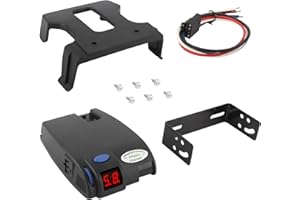LAJBZ Electronic Brake Controller – Proportional Brake Control, Digital Readout, Manual Override, Self-Leveling, Compatible with Ford, GM, Chevy, Dodge, Ram, Toyota, SUV, Trucks, and Trailers with 1-3 Axles