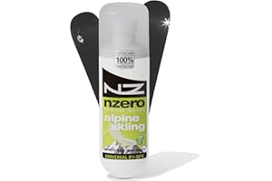 N-ZERO NZEROWAX – Organic Wax, Universal Applicator 100 ml | Wax for Ski, Snow 100% Vegetable, Sustainable and Eco