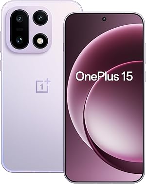 OnePlus 15 Smartphone mit Tri-Chip-AI, Snapdragon 8 Elite Gen5, 6,78" 165Hz Display, 7300 mAh Akku, Dreifach-50MP-kamera, 16GB RAM+512GB Speicher, Ultra Violet – 3 Jahre erweiterte Garantie