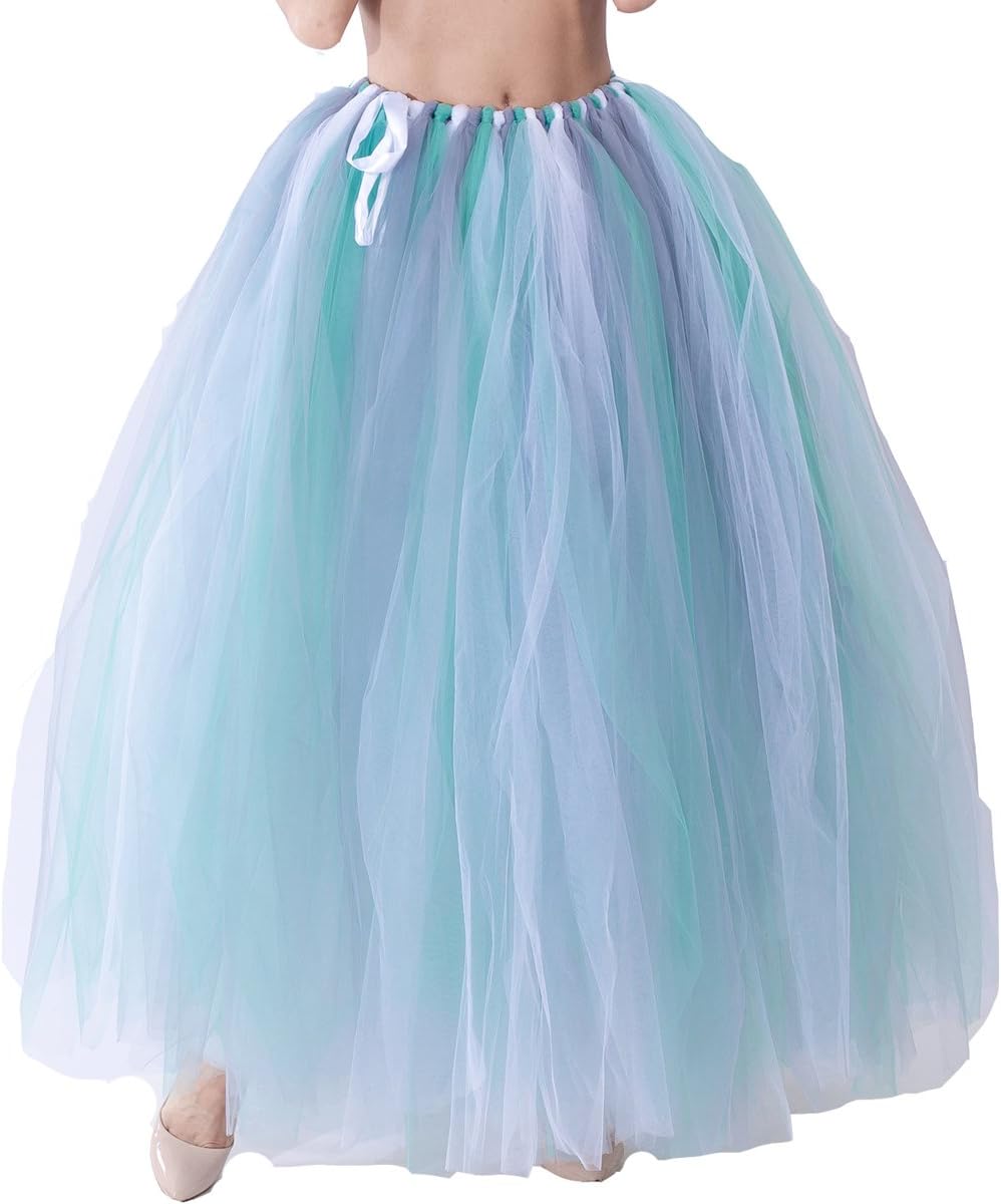 Dorchid Women Puffy Tutu Tulle Skirt Crinoline for Dance Maxi Plus Size