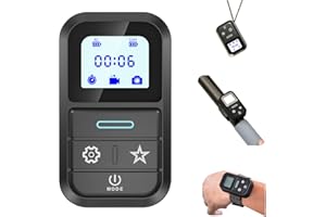 ADAPTOM Remote for GoPro | A10 Smart Wireless Bluetooth Control with Hand Strap for Go Pro Hero 13 12 11 10 9 8 Black Max 11 Mini Controller Accessories