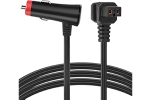 F40C4TMP 12V/24V DC Power Cord Power Cable for Portable Car Refrigerator Freezer Fridge Cigarette Lighter Plug for Car Compressor Freezer(Upgraded Version)