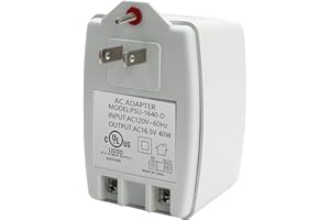 16.5V 40VA Door Bell Transformers Security - Compatible with Ring Video Doorbell Pro 40TR, Wired Chimes, Nest, Sensi, DSC - Easy Install w/Screw Terminals & Auto-Resetting Fuse, by CENTROPOWER