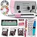 iMeshbean Colorful Complete Professional Improved 30000 RPM Electric Nail File Drill Acrylic Pedicure Machine Bits Kit Amazing DIY Tool USA (Pink)
