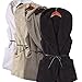 Kize Women Faux Fur Sleeveless Hoodie Waistcoat Tops Cardigan Gilet Jacket Coat Vest
