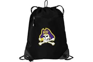 Broad Bay East Carolina University Drawstring Bag ECU Logo Cinch Pack Backpack MESH & MICROFIBER