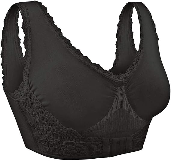 Lovely Lace Front Hook Bra at Amazon Women’s Clothing store