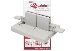 Morex Ribbon Mini Bowdabra Bow and Favor Maker, Grey