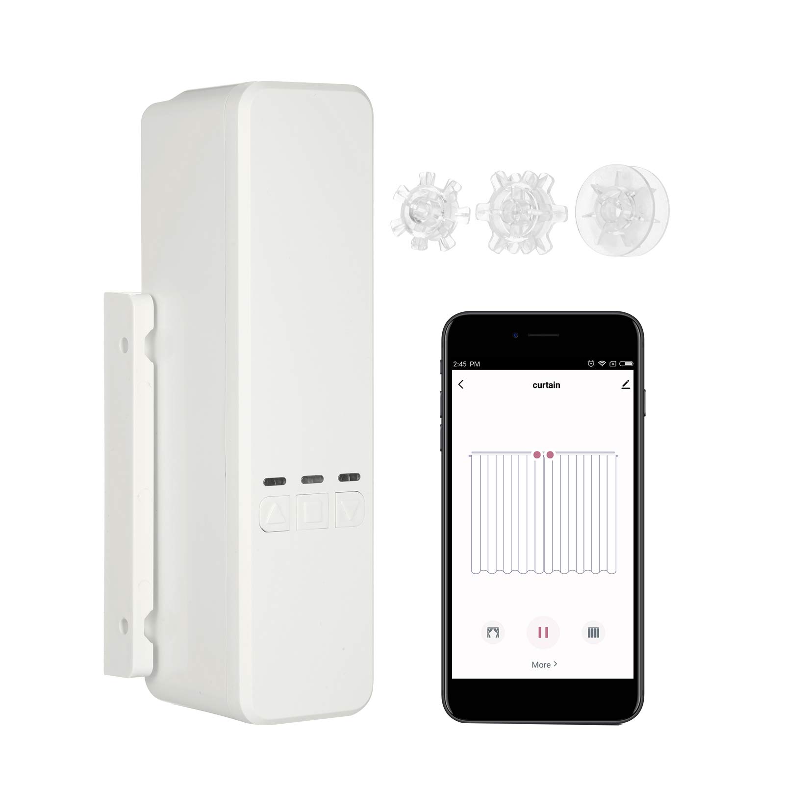 VISLONE WiFi Tuya DIY Smart Motorized Chain Roller Blinds Shade Shutter Drive Motor APP Control Comp