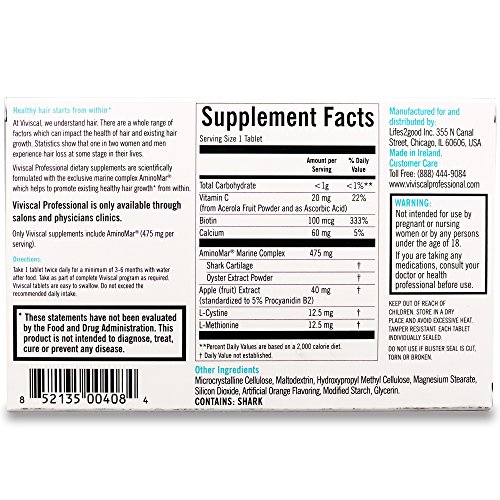 Viviscal Professional Strength Hair Growth Supplement (60 tablets
