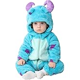 Toddler Baby Halloween Costumes Cute Animal Clothes Fuzzy Fall Winter Clothes Halloween Gifts for Infant Toddler Kids