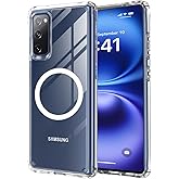 Culture Gifts for Samsung Galaxy S20 FE 5G Clear Case with Magnetic, Anti-Yellowing TPU & PC Back Cover Camera Protection, Wireless Charging Compatible