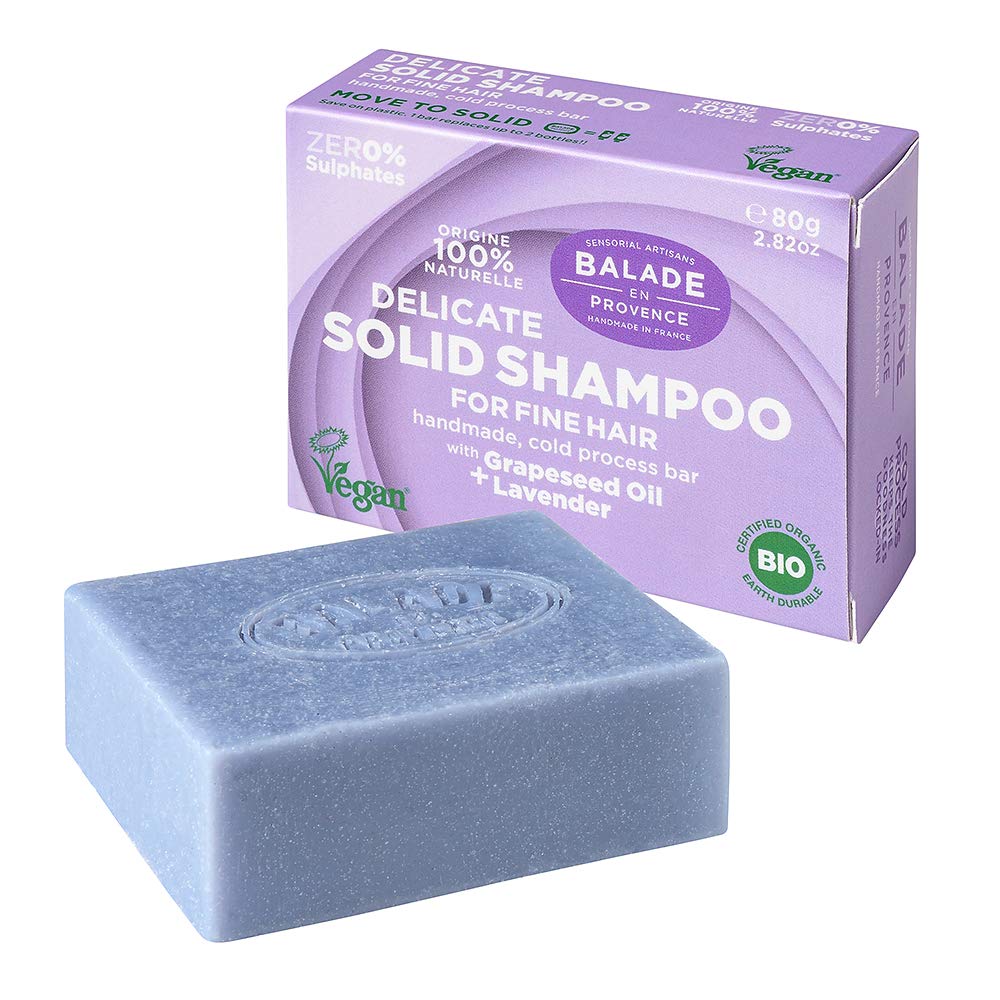 Balade en Provence - solid shampoo for very fine hair - Lavender 80g
