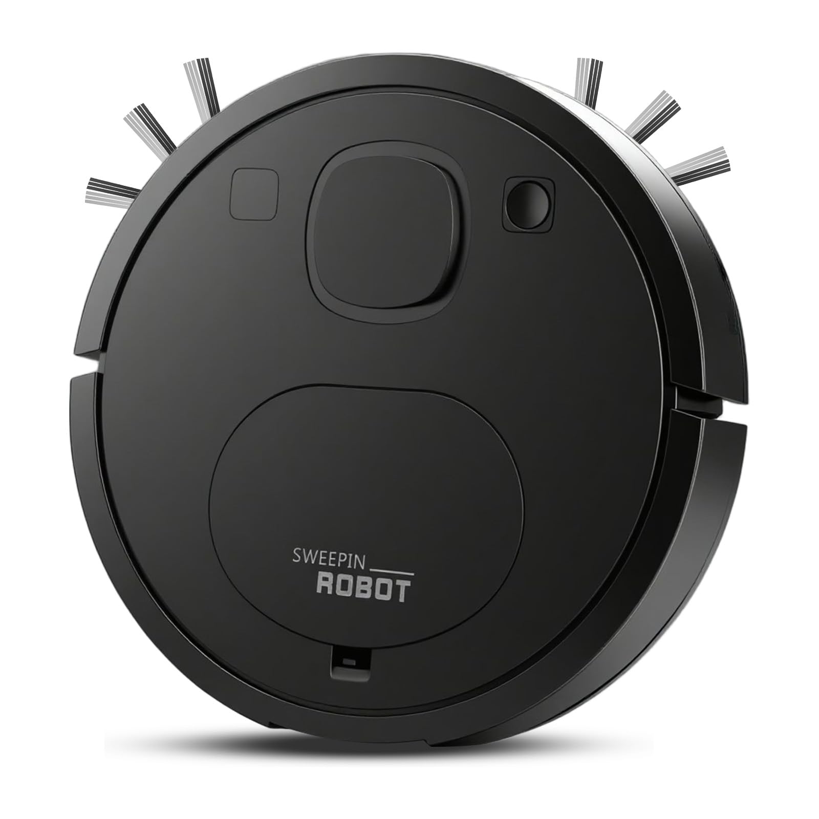Photo 1 of Robot Vacuum and Mop Cleaner Automatic Power Boost for Carpets Ultra Slim 2.99 Inch Pet Hair Focus Tangle Free Brush Quiet 55dB - Black