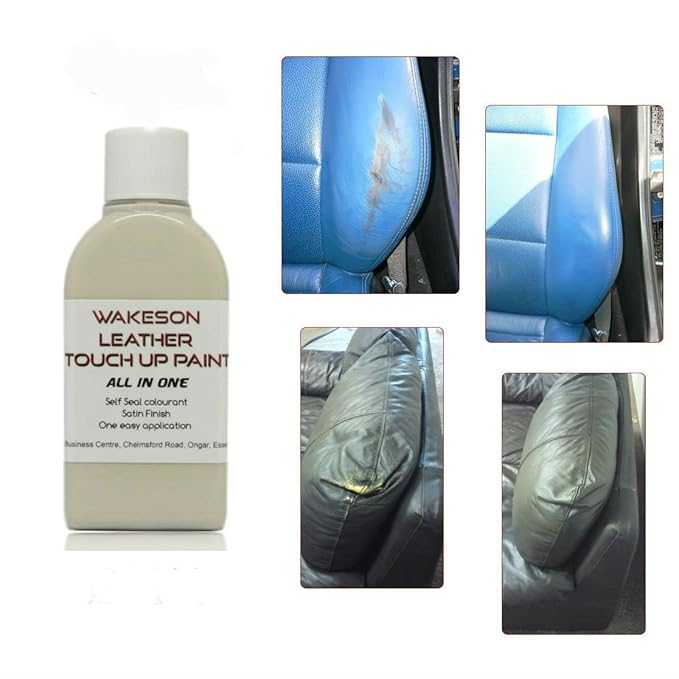 Wakeson Light Cream Leather Paint & Dye for repairing Leather Sofas