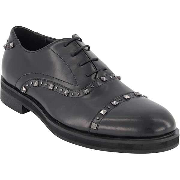Amazon.com | DKNY Men's Rubber Sole Medallion-Toe Lace-up Shoes