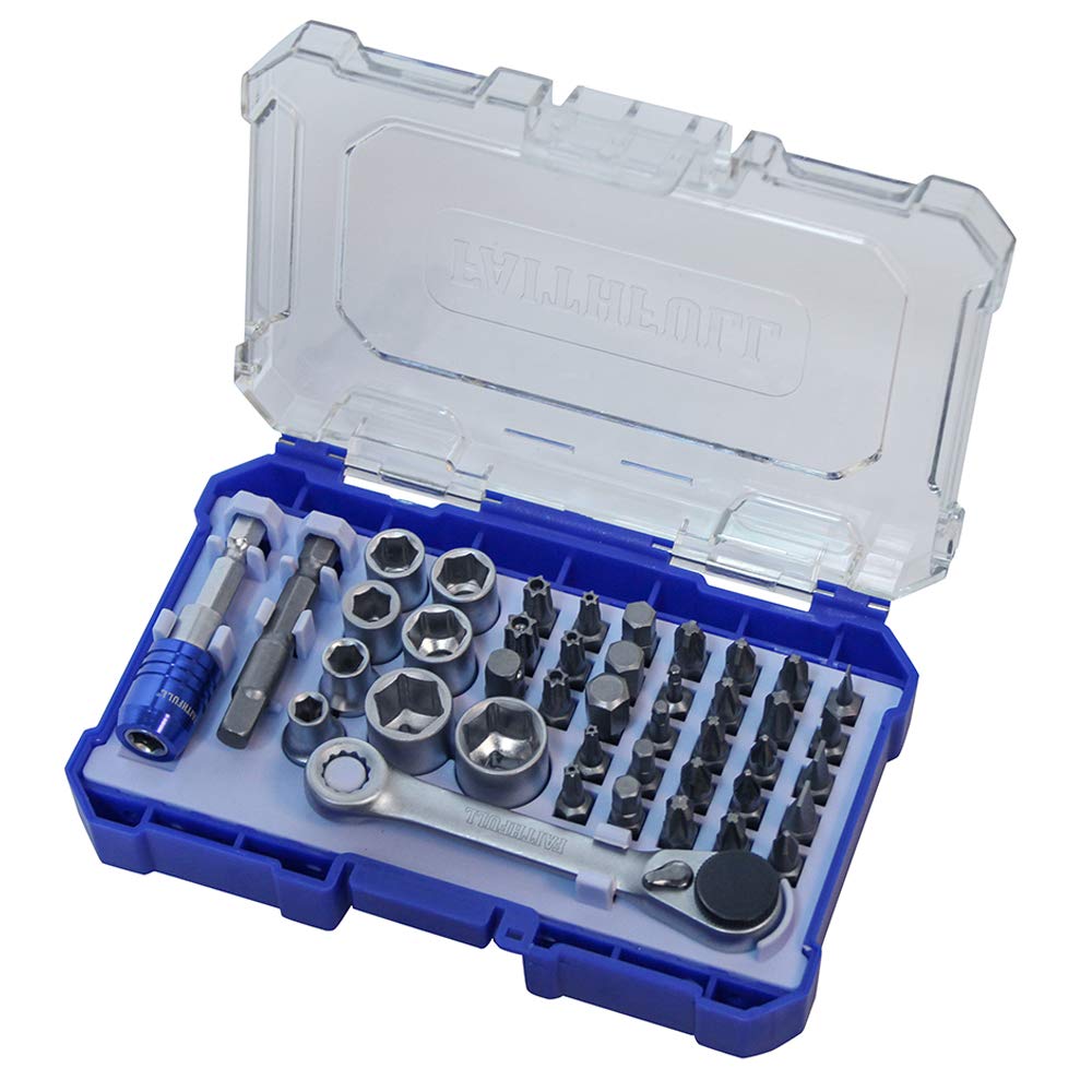Faithfull FAISBSET42 Screwdriver Bit and Socket Set - 42 Piece