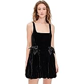 WAYF Women's Brielle Velvet Bubble Mini Dress