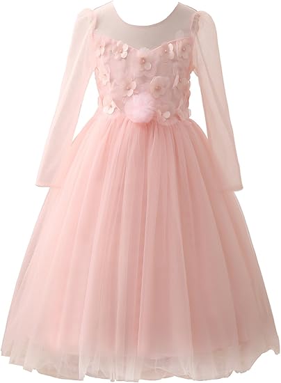 blush flower girl dresses amazon