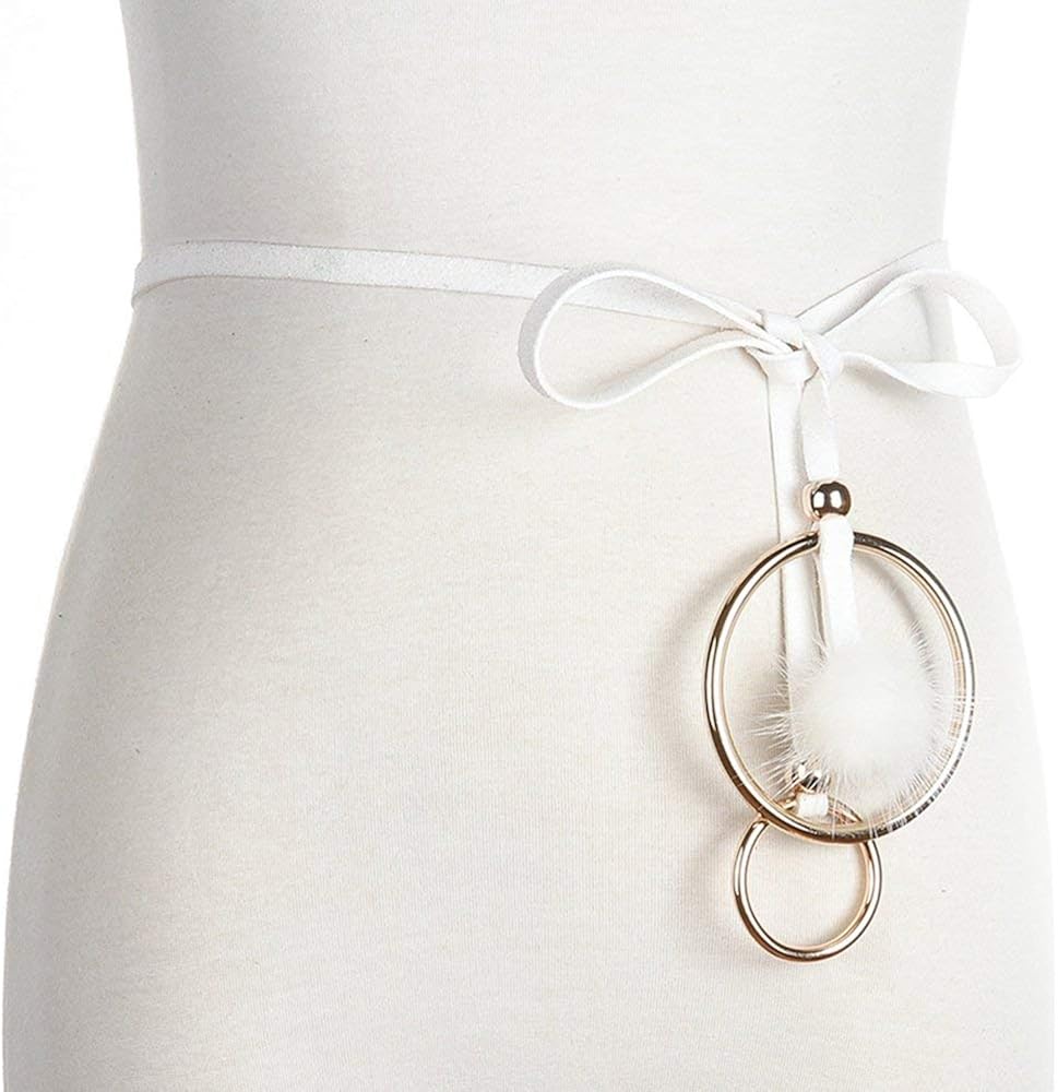 Ladies Skinny Belt Bowknot Dress Business Belt Belt Waist Decorative