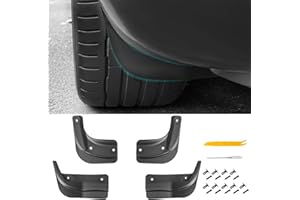 Carwiner 4PCS Mud Flaps Compatible with 2024 Tesla Model 3 Highland Interior Accessories Splash Mud Guards No Need to Drill Holes Fender Mud Guard Accessories