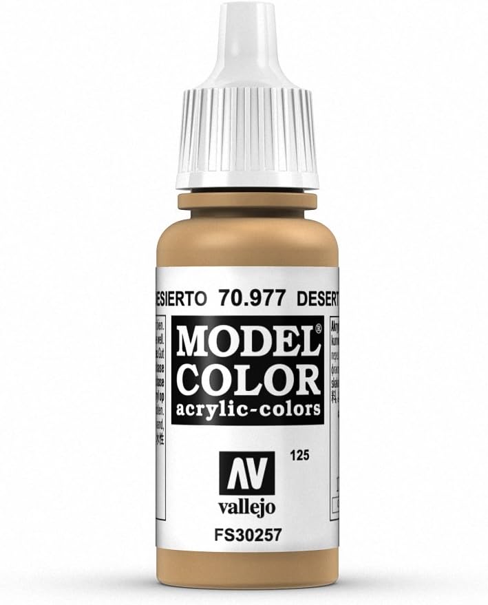 Vallejo VJ70977 Model Color Desert Yellow 17 ml Acrylic Paint