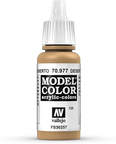 Vallejo VJ70977 Model Color Desert Yellow 17 ml Acrylic Paint
