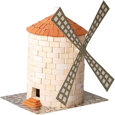 Wise Elk Toy Moulin A Vent Kit De Construction En Veritable Briques De Platre Gypse Kit De Construction Reutilisable 420 Pieces Cadeau Educatif Amazon Ca Jeux Et Jouets