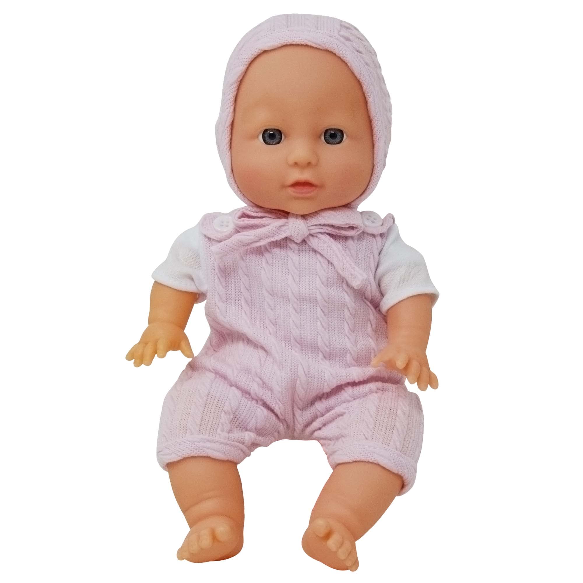 Photo 1 of 12 inch Realistic Baby Doll with Soft Body and Vinyl Head, Arms, and Legs, Beautiful Soft Baby Doll Dressed in a Matching Onesie and Hat – Packaged in a Gift Box– Ideal Size for Toddlers, Boys, Girls