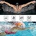 FMU Swim Goggles, No Leaking Anti Fog UV Indoor Outdoor Swimming Goggles with Nose Clip Ear Plugs and Free Protection Case for Adult Men Women Youth Kids