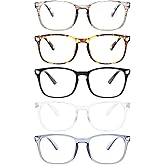 MIGSIR Blue Light Blocking Glasses for Computer Gaming, Fashion Fake Helps Reduce Screen Fatigue Eyeglasses for Women Men