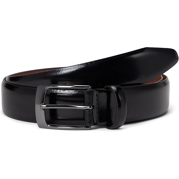 Amazon.com: Johnston & Murphy Men's Wax Veal Belt,Brown,Size 32