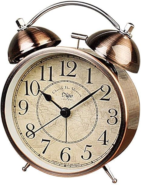 Amazon Co Jp 目覚まし時計 Szsmd 置き時計 ベル アナログ おしゃれ 大音量 レトロな目覚まし時計 非電波 ホーム キッチン
