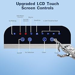 JINJUNYE Upgraded Ice Maker Countertop