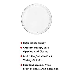 Silver Coin Holder,ULIFESTAR Transparent Dollar