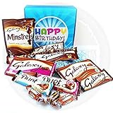 The Ultimate Galaxy Chocolate Lovers Happy Birthday Gift Box - By Moreton Gifts - Full Different Galaxy Treats, Minstrels, Ripple, Duet, Smooth Chocolate, Hot Chocolate ...
