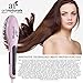 Art Naturals Hair Straightener Brush With Bonus Argan Oil 10ml - Best Ceramic, Anti Static, Electric Heating Detangling Hair Brush (2017 Edition)