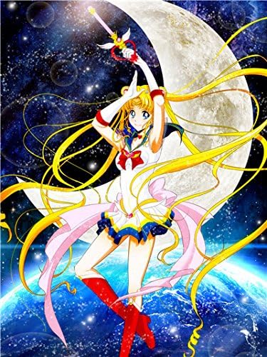 150x200cm Anime Sailor Moon Characters Tsukino Usagi Bed Sheet Blanket Duvet Cover Bedspread Quilt Cover Bedding Bag (W11, Duvet Cover)