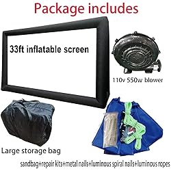 fitnessandfun 33' Huge Inflatable Movie Screen