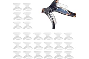 Anti-Slip Nose Pads Silicone Butterfly Shape - 13 Pairs Soft Non-Slip Adhesive Nose Pads for Reading Glasses Sunglasses Spect