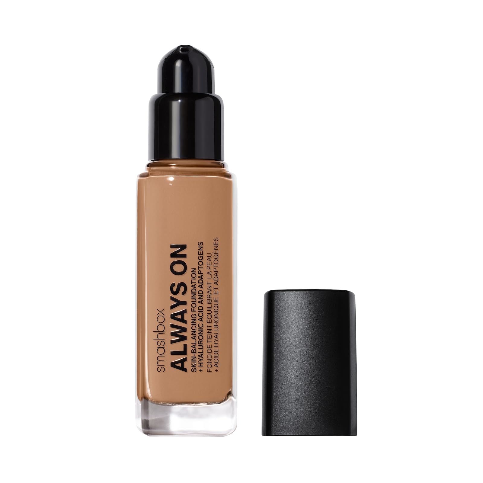 Smashbox Always On Skin-Balancing Foundation | Medium-To-Full Coverage Foundation | Hyaluronic Acid with a Natural-Looking, Second-Skin Finish, 1 Fl Oz, M10N