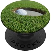 Golf ball and hole phone stand PopSockets Adhesive PopGrip