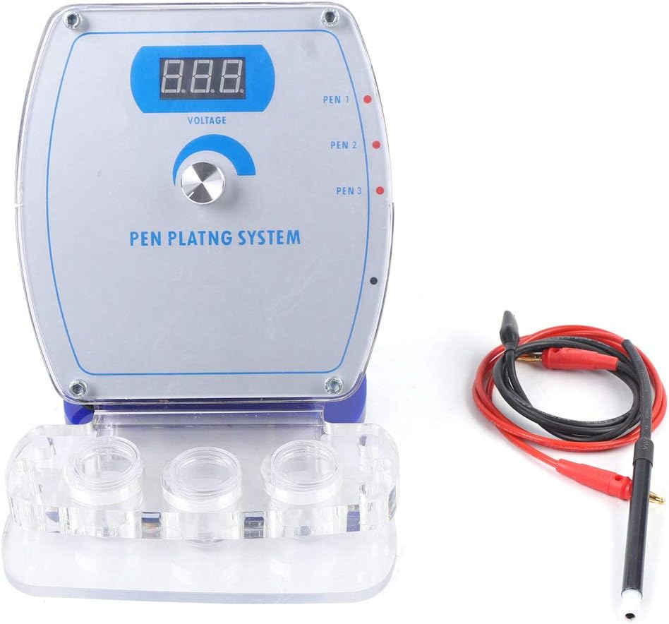 Amazon Com Jewellery Plating Machine Jewelry Silver Gold Making Electroplating Pen Type Tool Kit