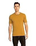 Next Level Unisex Cotton T-Shirt M ANTIQUE GOLD