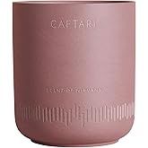 CAFTARI Luxury Aromatherapy Candle | Oudh, Cedarwood & Patchouli | 60 Hour Burn | Clean Coconut Soy Wax | Vegan, Gift-Ready Candle for Stress Relief, Home Spa Feel | Scent of Nirvana