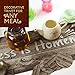 Anna Stay Table Runners - Trivet & Table Runner, Handles Heat Up to 300F, Anti Slip, Hand Washable, Great for Hot Dishes and Pots, Great as Dresser Decor & Table Decor, Wood Rustic Table Runner