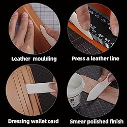 WUTA Genuine Bone Folder Leather Tools Scoring