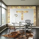 funlife® 10 Pcs Form Line Sticker Border Wall Mirror Decal